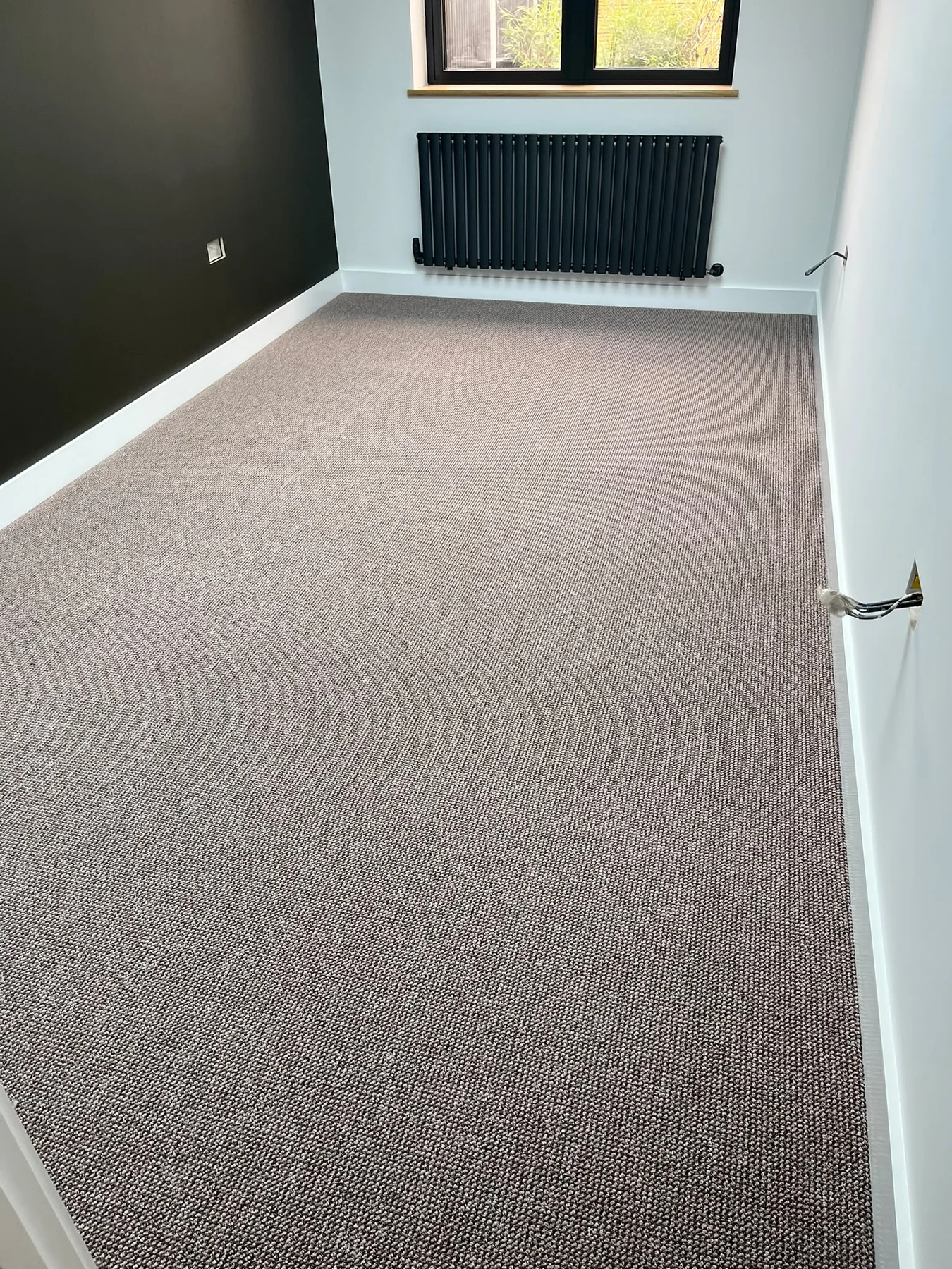 Carpet and joinery finish