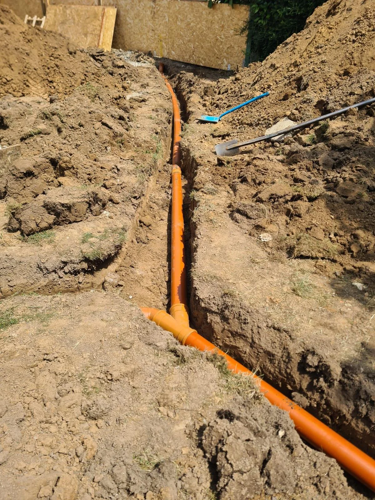 New drainage run